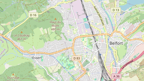 Carte de localisation de l'évènement
