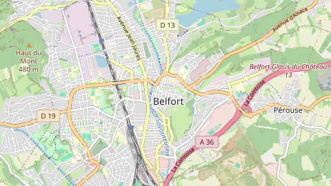 Carte de localisation de l'évènement