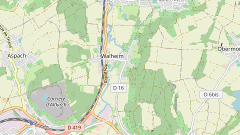 Carte de localisation de l'évènement