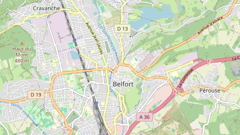 Carte de localisation de l'évènement