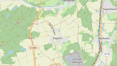 Carte de localisation de l'évènement