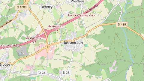 Carte de localisation de l'évènement