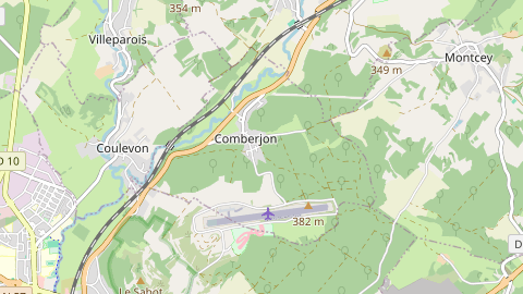 Carte de localisation de l'évènement