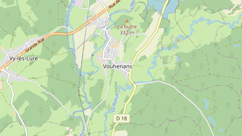 Carte de localisation de l'évènement