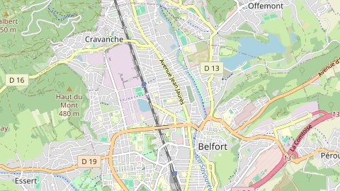 Carte de localisation de l'évènement