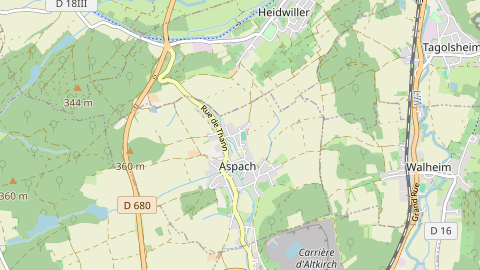 Carte de localisation de l'évènement