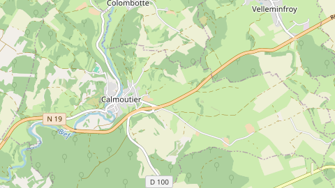 Carte de localisation de l'évènement