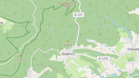 Carte de localisation de l'évènement