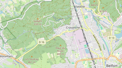Carte de localisation de l'évènement