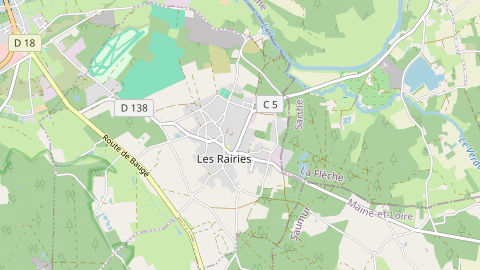 Carte de localisation de l'évènement