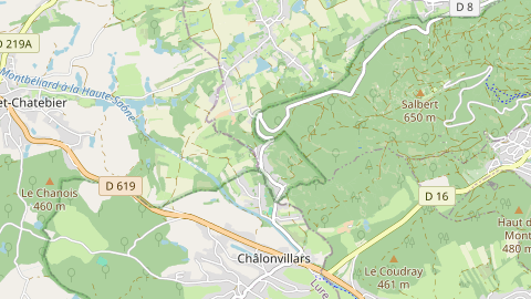 Carte de localisation de l'évènement