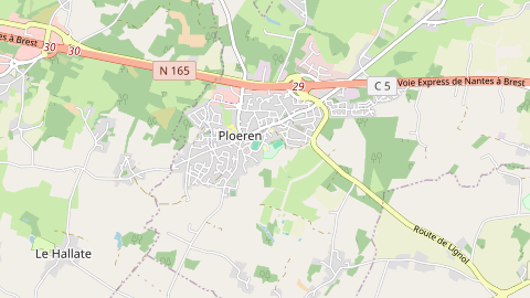 Carte de localisation de l'évènement