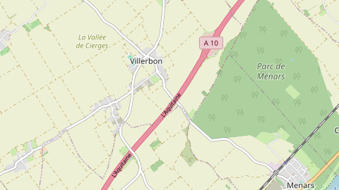 Carte de localisation de l'évènement