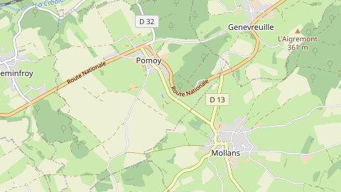 Carte de localisation de l'évènement