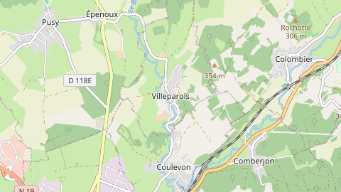 Carte de localisation de l'évènement