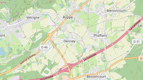 Carte de localisation de l'évènement