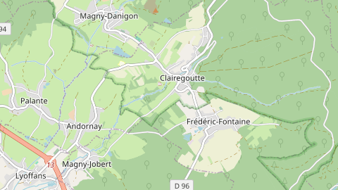 Carte de localisation de l'évènement