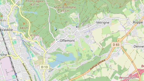 Carte de localisation de l'évènement