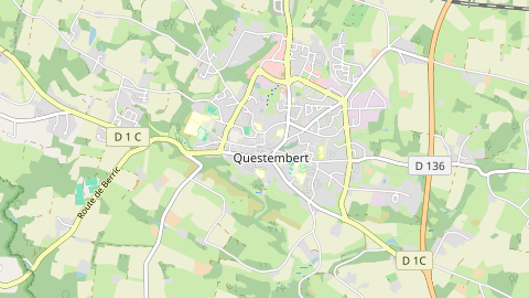 Carte de localisation de l'évènement