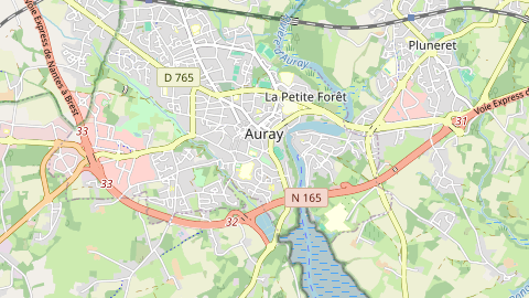 Carte de localisation de l'évènement
