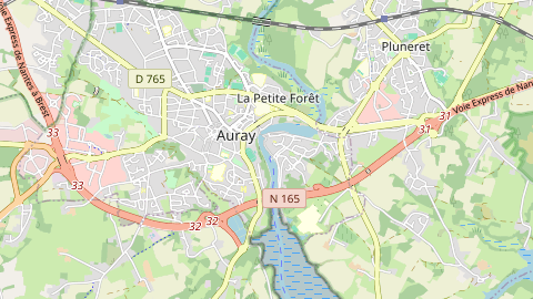 Carte de localisation de l'évènement