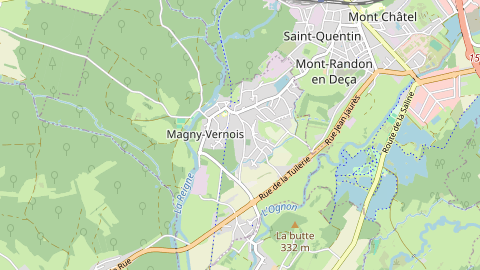 Carte de localisation de l'évènement