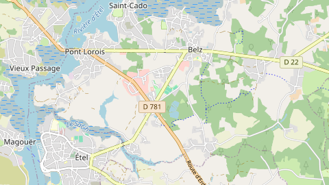 Carte de localisation de l'évènement