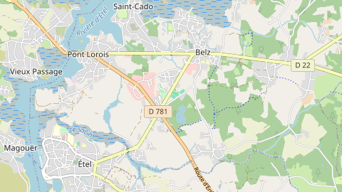 Carte de localisation de l'évènement