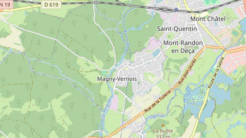 Carte de localisation de l'évènement