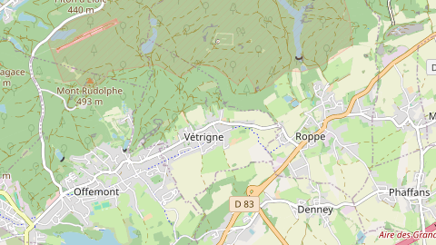 Carte de localisation de l'évènement