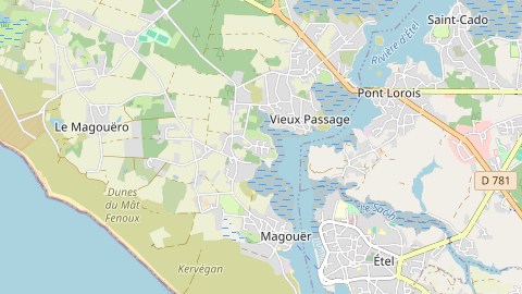 Carte de localisation de l'évènement