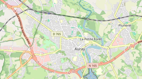 Carte de localisation de l'évènement