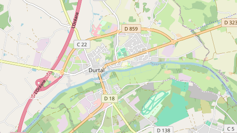 Carte de localisation de l'évènement