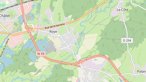 Carte de localisation de l'évènement