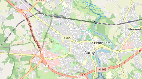 Carte de localisation de l'évènement