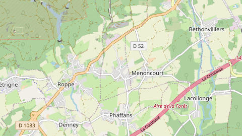 Carte de localisation de l'évènement