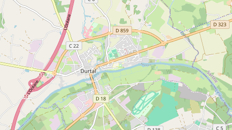 Carte de localisation de l'évènement