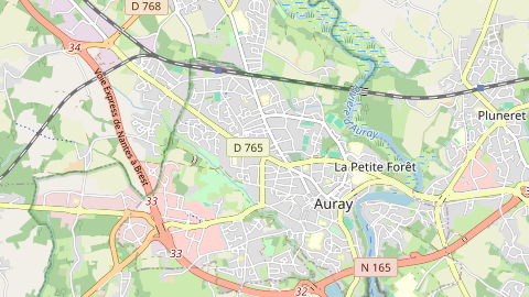 Carte de localisation de l'évènement