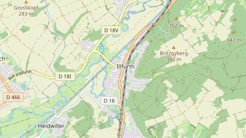 Carte de localisation de l'évènement