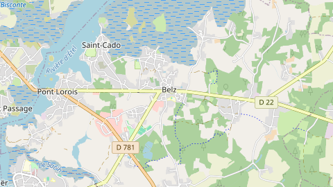 Carte de localisation de l'évènement