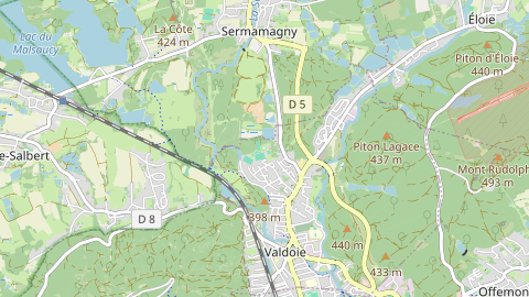 Carte de localisation de l'évènement