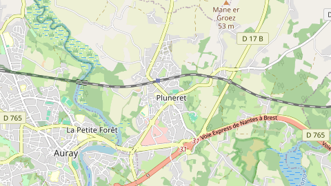 Carte de localisation de l'évènement