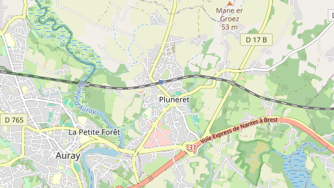 Carte de localisation de l'évènement