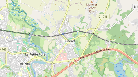 Carte de localisation de l'évènement
