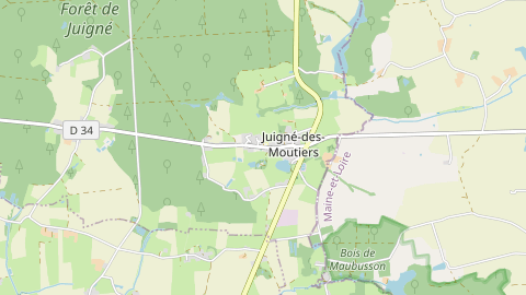 Carte de localisation de l'évènement