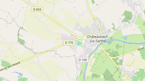 Carte de localisation de l'évènement