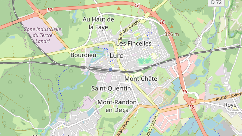 Carte de localisation de l'évènement