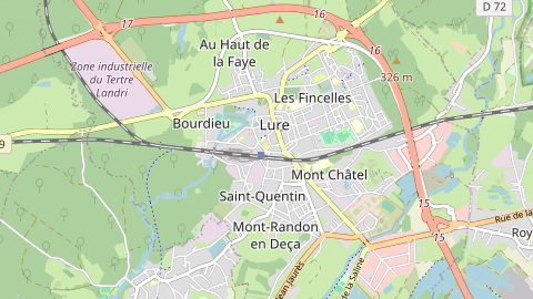 Carte de localisation de l'évènement
