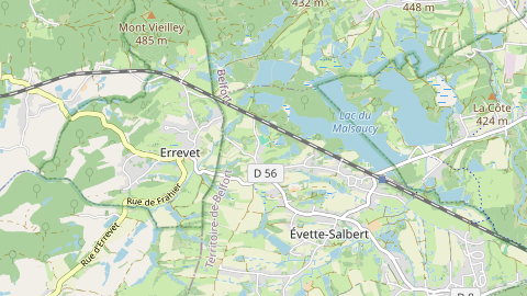 Carte de localisation de l'évènement