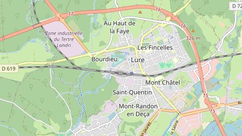 Carte de localisation de l'évènement